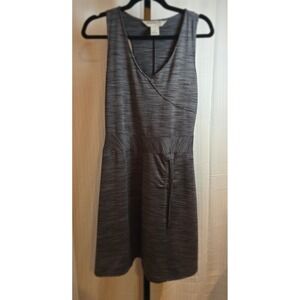 Freedom Trail by Kyodan Dress Women's M Gray Sleeveless V Neck Athleisure Travel